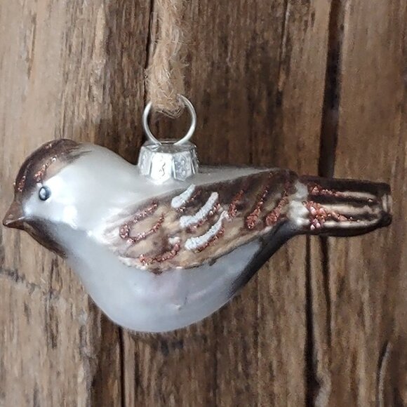 Glass Songbirds Ornament on Twine - Picture 2 of 6
